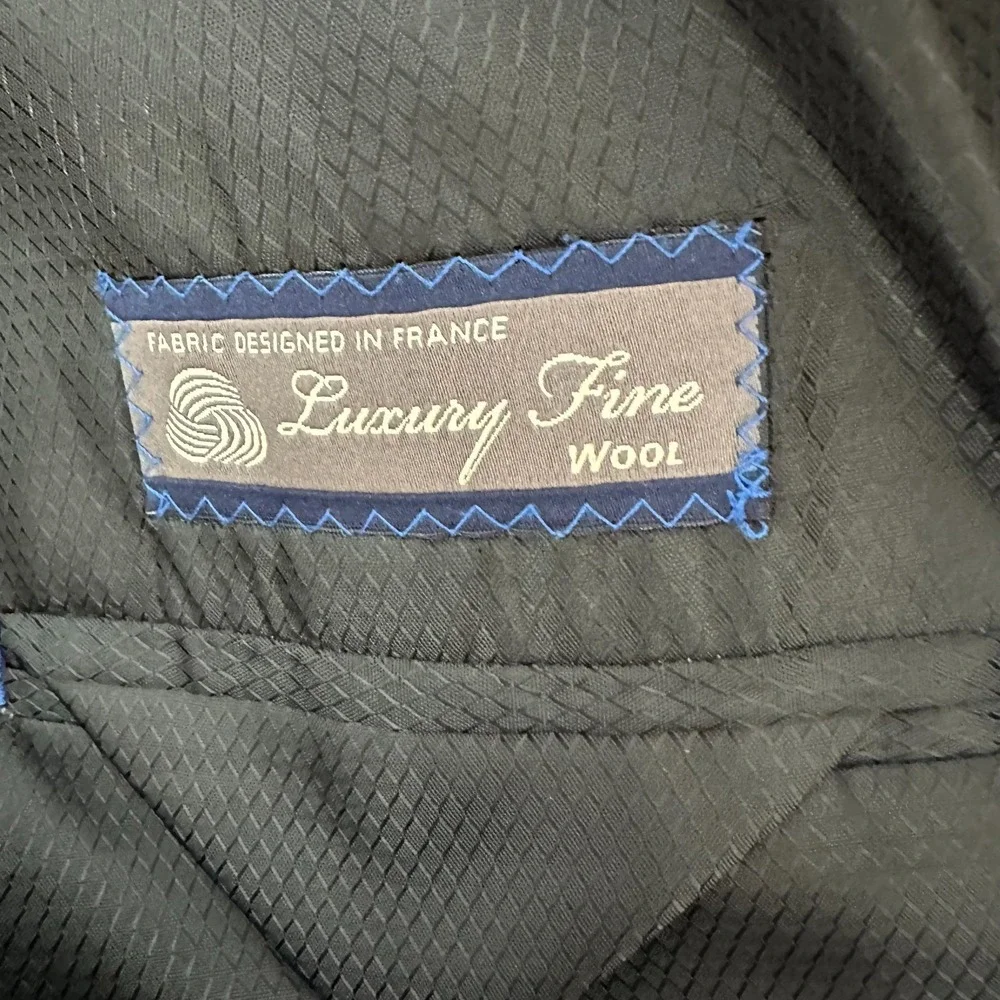 Giorgio Cosani RM3 Hand‎ Tailored Luxury Fine Wool Blazer Dark Black Size 42